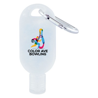 1 Oz. Hand Sanitizer Gel w/Carabiner